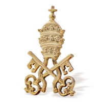 Vatican Coat of Arms in Brass 8026